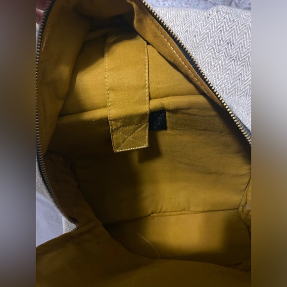 Woven Himalayan Hemp Backpack with Laptop Sleeve - Handmade In Nepal BNWOT - Picture 5 of 8